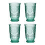 Set Of Four Zamora Turquoise Highball Tumblers, thumbnail 2 of 5