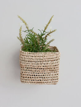Mini Wall Baskets, Set Of Three, 4 of 7