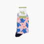 Sea Turtles Bamboo Socks In Pink, thumbnail 4 of 4