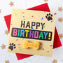 Dog Birthday 'Treatings' Card, thumbnail 1 of 2