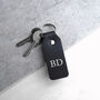 Handmade Personalised Initial Leather Keyring, thumbnail 5 of 10