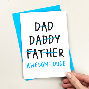 Funny Personalised Father's Day Card, 2 of 2