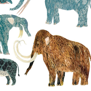 Prehistoric Elephants Print, 9 of 10