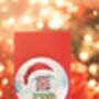 Track Santa 58mm Pin Backed Badge – North Pole Tracker, thumbnail 5 of 5