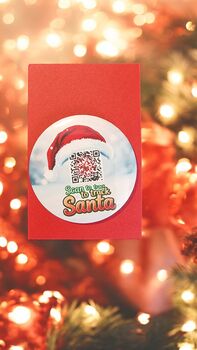 Track Santa 58mm Pin Backed Badge – North Pole Tracker, 5 of 5