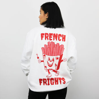 French Frights Women's Slogan Sweatshirt, 6 of 6