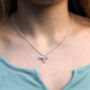 Sterling Silver Dragonflly Necklace, thumbnail 2 of 5