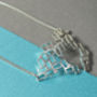 Handmade Large Sterling Silver Pendant Necklace, thumbnail 3 of 8