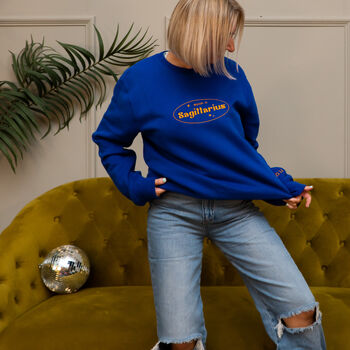 Personalised Embroidered Star Sign Sweatshirt, 3 of 10