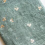 'Bringing Good Luck' Clover Foil Scarf Letterbox Gift, thumbnail 3 of 9