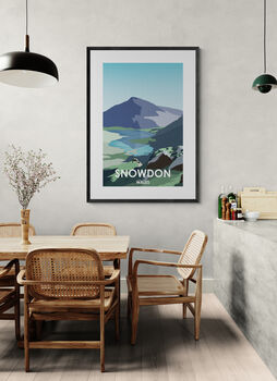 Three Peaks Challenge Art Prints Ben Nevis Snowdon Scafell Pike, 4 of 11