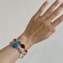 Multi Coloured Beaded Bracelet, thumbnail 3 of 3