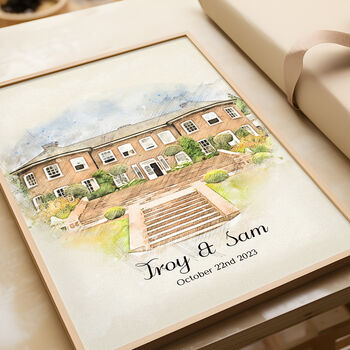 Wedding Venue Personalised Print, 2 of 4