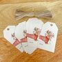 Eight X Christmas Gift Tags Sausage Dog, thumbnail 1 of 2