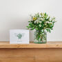 ‘Happy Birthday’ Fresh Flower And Card Letterbox Gift, thumbnail 4 of 11