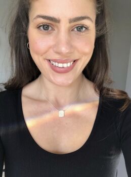 Handmade Sterling Silver Textured Pendant Anne Necklace, 11 of 12