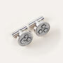 'Love You To The Moon And Back' Cufflinks, thumbnail 2 of 5