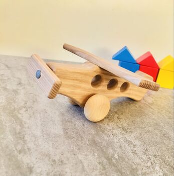 Children's Aeroplane Personalised Heirloom Toy, 6 of 7