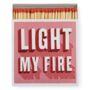 Luxury Personalised 'Light My Fire' Boxed Matches, thumbnail 4 of 4