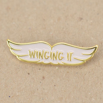 Winging It Enamel Pin Badge, 2 of 5