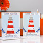 Personalised Lighthouse Teacher Card, thumbnail 4 of 6