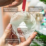 First Christmas Address Ornament Couple Names 2025, thumbnail 2 of 8