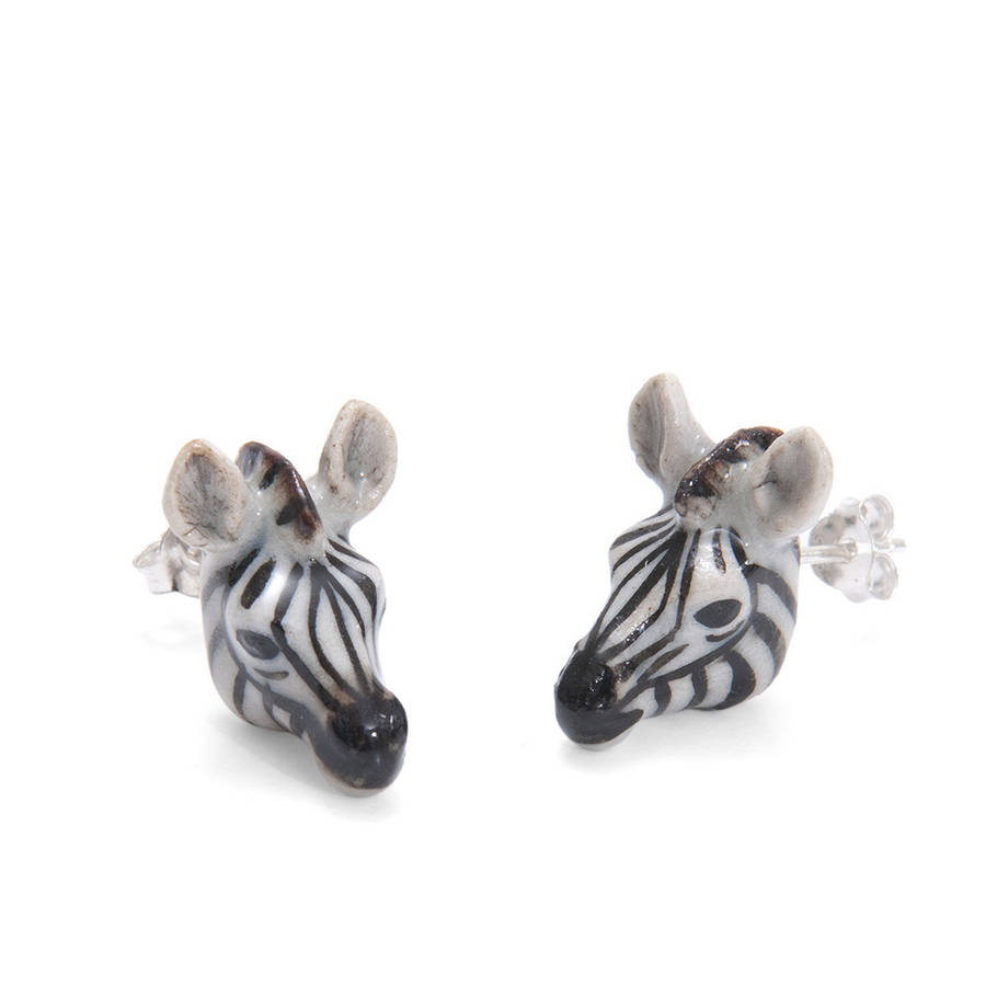 zebra earrings claire's