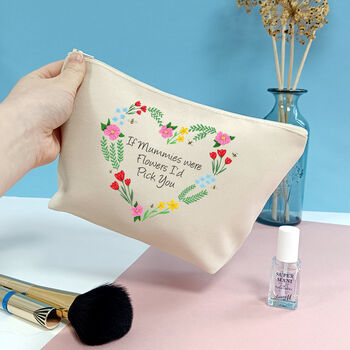 If Mums Were Flowers Make Up Bag, 4 of 9