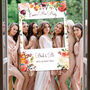 Orange Floral Hen Party Sign And Photobooth Frame, thumbnail 1 of 4