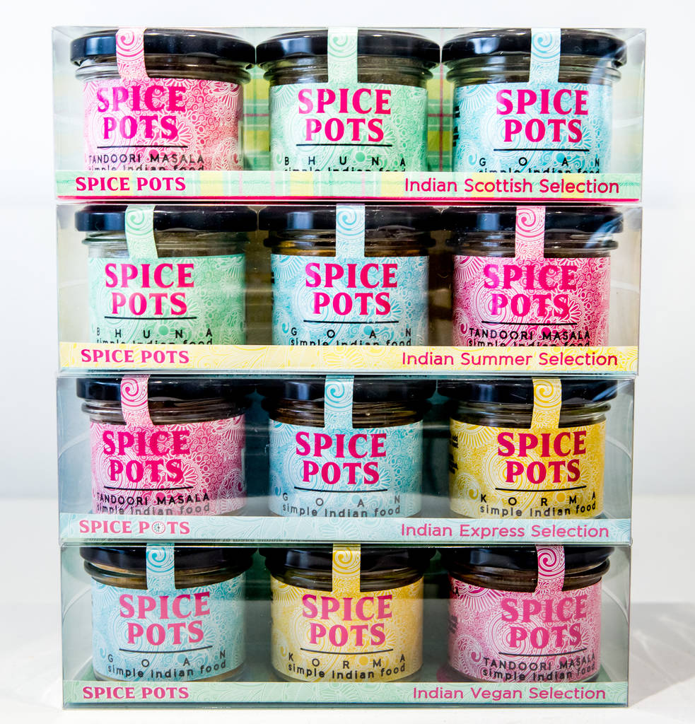 spice pots indian vegan selection by spice pots