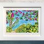Eden Project Mediterranean Biomes, Collage Art Print, thumbnail 1 of 6