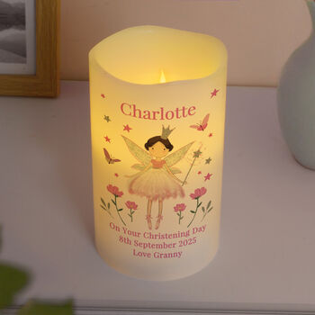 Personalised Fairy Princess Night Light LED Candle, 3 of 3