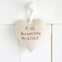 Personalised Wedding Or Anniversary Mini Heart Gift, thumbnail 7 of 12