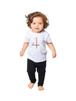 Personalised Baby 1st Birthday T Shirt, 7 of 9