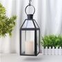Black Decorative Stainless Steel Candle Lanterns, thumbnail 4 of 6