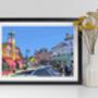 Wimbledon Village, South West London Illustration Art Print, thumbnail 3 of 3