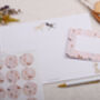 A4 Origami Writing Paper That Folds Into An Envelope With Pink Dog Design, thumbnail 4 of 5