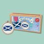 I Love Scotland! Mini Matchbox Cross Stitch Kit, thumbnail 1 of 5