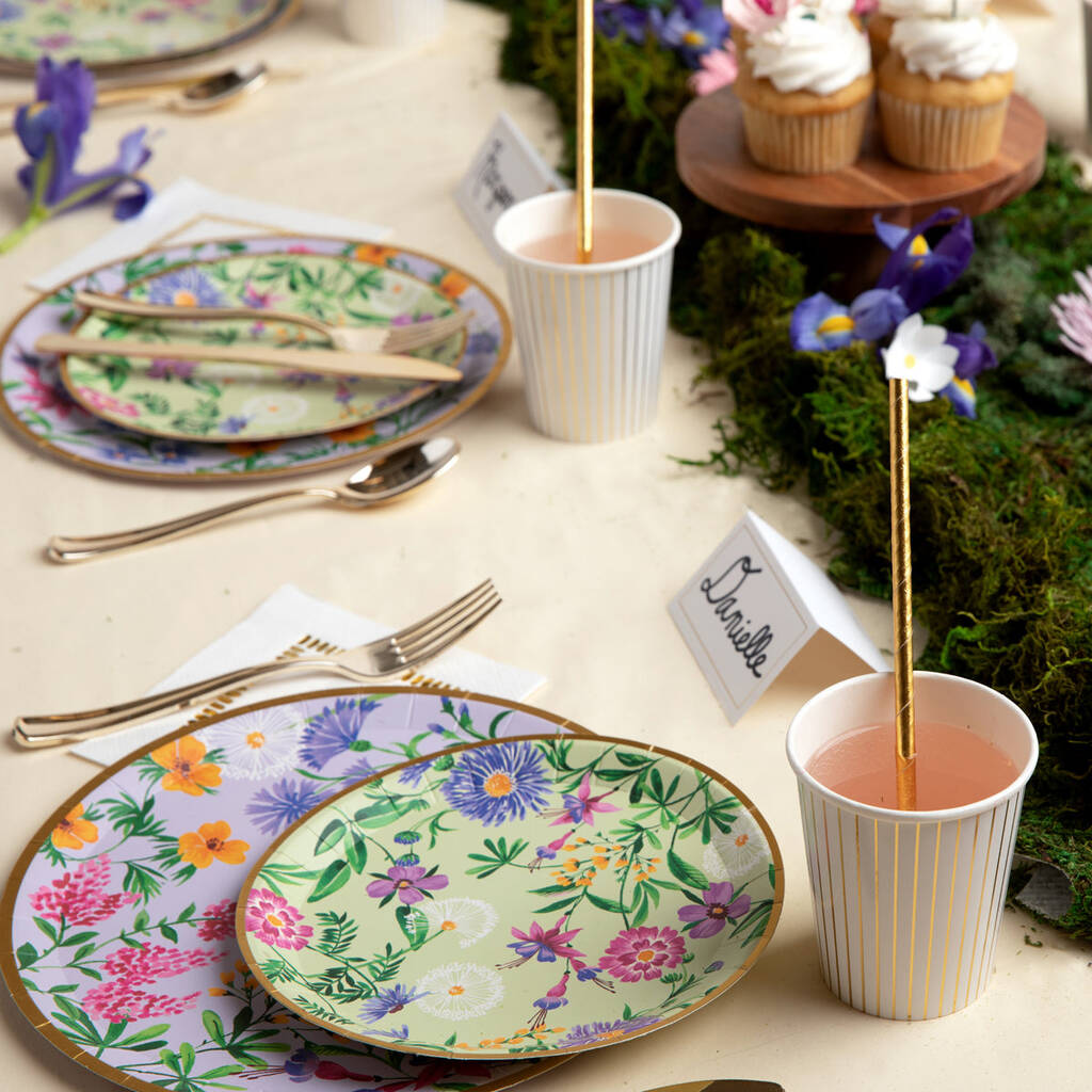 Wildflowers Small Garden Party Plates X 10, 1 of 5