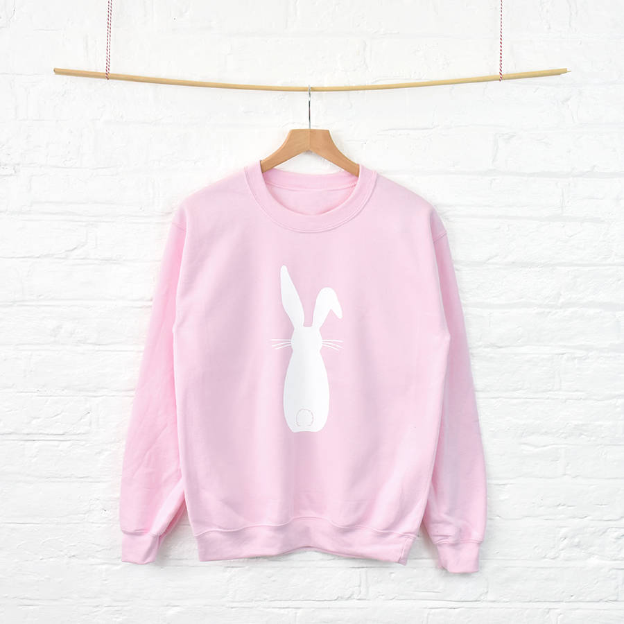Easter Women's Rabbit Sweatshirt Jumper By Ellie Ellie