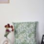 Green Paisley Cushion Cover Set Of Two, thumbnail 1 of 2