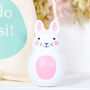 Bunny Rabbit Chiming Toy And Personalised Bag, Easter, thumbnail 1 of 2