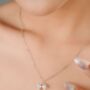 Sterling Silver 925 Lily Of The Valley Pendant Necklace, thumbnail 6 of 12