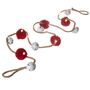 Bell And Pom Pom Christmas Garland With LED, thumbnail 2 of 6