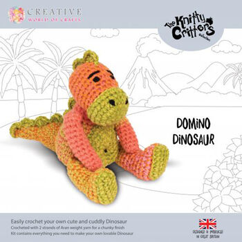 Domino Dinosaur Crochet Kit, 2 of 3