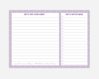 Get It Off Your Chest Taylor Swift Lavender Haze Notepad, 5 of 5