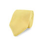 Wedding Handmade Polyester Knitted Pocket Square In Pastel Yellow, thumbnail 5 of 6