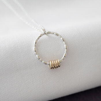 50th Gold And Silver Birthday Necklace, 11 of 12