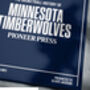 Minnesota Timberwolves Personalised Nba Basketball Gift Newspaper History Book, thumbnail 5 of 9