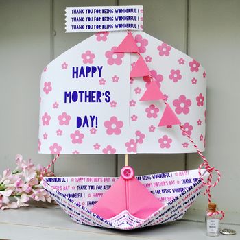 Personalised Mother's Day Sailboat Card, 2 of 9